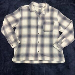 Standard Cloth Camp Collar flannel in size large